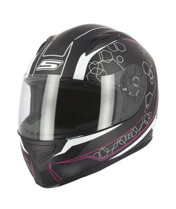 Motorrad-Integralhelm für Damen - S448 Schwarz und Pink Découvrez la collection