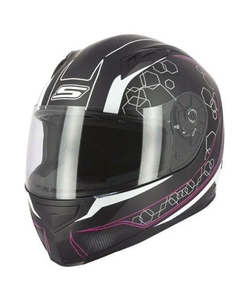 Motorrad-Integralhelm für Damen - S448 Schwarz und Pink Découvrez la collection