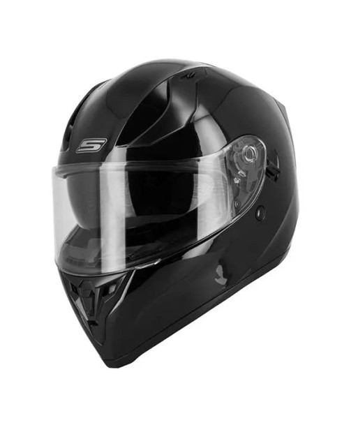 Glänzender schwarzer Damen-Motorradhelm - S441 VENGE Vous souhaitez 