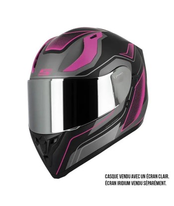 Motorradhelm Rosa Frau- S441 VENGE +PINLOCK JUSQU'A -70%! 