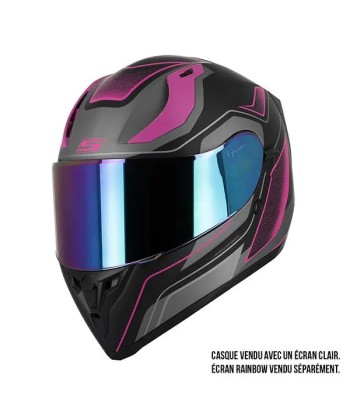 Motorradhelm Rosa Frau- S441 VENGE +PINLOCK JUSQU'A -70%! 