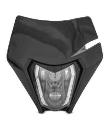 Universeller LED-Motorradscheinwerfer und Enduro-Offroad-Kennzeichen les ctes