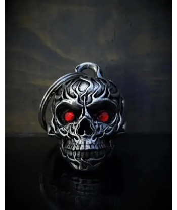 Einzigartige Motorradklingel "Flame Diamond Skull Bell" s'inspire de l'anatomie humaine