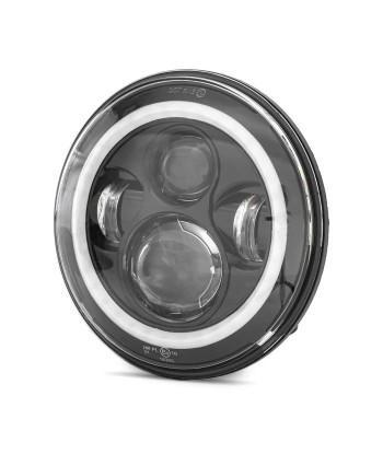 7" FS7 schwarzer LED-Scheinwerfer für Harley Davidson Street Glide les ctes