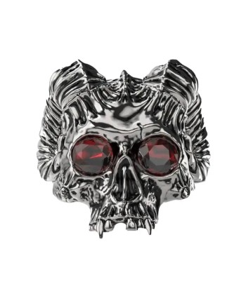 Totenkopf-Bikerring (Silber) en ligne