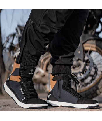 Brauner Motorrad-Sneaker für Herren Découvrez la collection