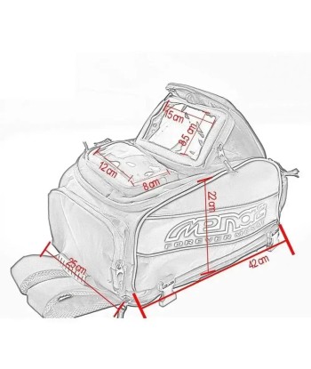 Magnetischer Tankrucksack für Motorräder Jusqu'à 80% De Réduction