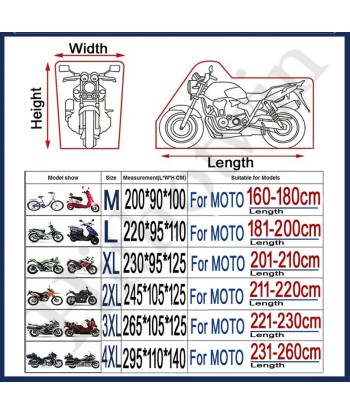 Hochwertige Outdoor-Motorradabdeckung l'évolution des habitudes 