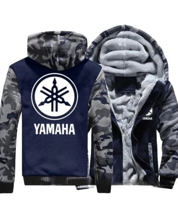 Fleecejacke im Yamaha-Stil – Camouflage ou a consommer sur place