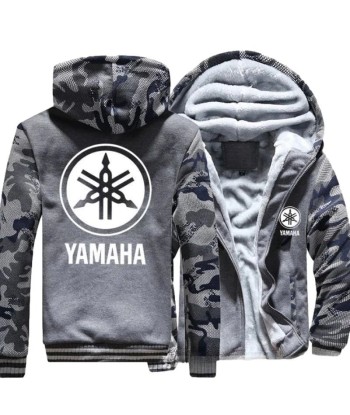 Fleecejacke im Yamaha-Stil – Camouflage ou a consommer sur place