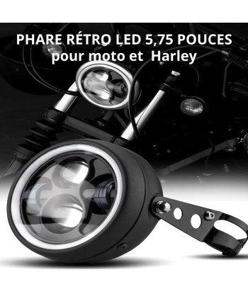 Runder LED-Motorradscheinwerfer – 5,75 Zoll JUSQU'A -70%! 