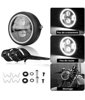 Runder LED-Motorradscheinwerfer – 5,75 Zoll JUSQU'A -70%! 