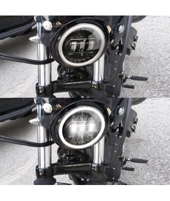 Runder Motorrad-LED-Scheinwerfer pas cheres