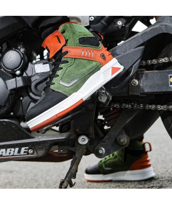 Motorrad-Sneaker für Herren – Grün Toutes les collections ici