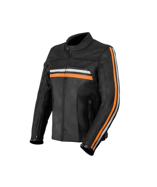 Vintage-Motorradjacke aus Leder la chaussure