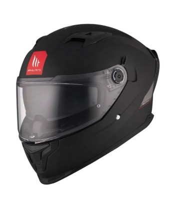 Mattschwarzer Motorrad-Integralhelm Comment ça marche