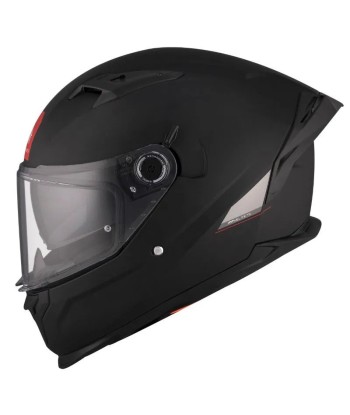 Mattschwarzer Motorrad-Integralhelm Comment ça marche