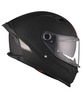 Mattschwarzer Motorrad-Integralhelm Comment ça marche