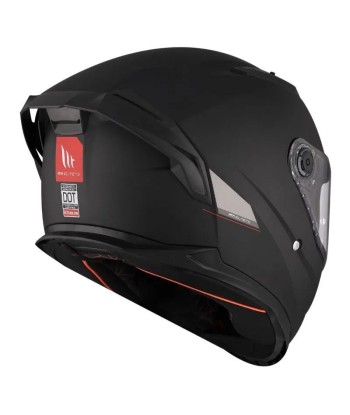 Mattschwarzer Motorrad-Integralhelm Comment ça marche