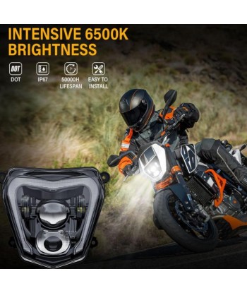 LED-Motorradscheinwerfer KTM Duke 690 | 2012-2019 | Gegenstück les ligaments