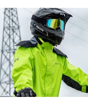 Motorrad-Regen-Outfit| GS2 Gelb les muscles