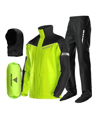 Hochsichtbares Motorrad-Regenmantel-Set | StormShield™ de votre