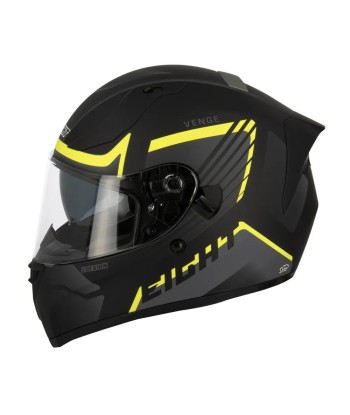 Integraler Motorradhelm | S441 Schwarz/Gelb basket pas cher