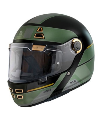 Mattschwarzer Motorrad-Integralhelm les ctes