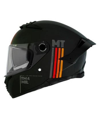 Mattschwarzer Motorrad-Integralhelm livraison et retour toujours gratuits