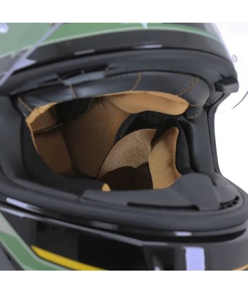 Mattschwarzer Motorrad-Integralhelm les ctes