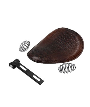 Selle moto en cuir a ressort pour sportster XL883 1200 pas cher 