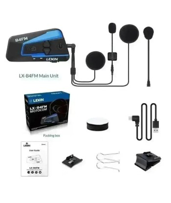 Intercom casque moto bluetooth LEXIN - 10 pilotes les ligaments