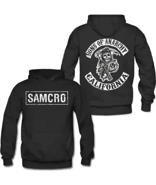 Pull a capuche " SONS OF ANARCHY"  - SAMCRO Livraison rapide