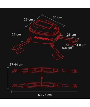 Sacoche de réservoir moto à prix réduit toute l'année