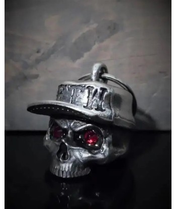 Cloche de moto unique " tête de mort diamant FTW" vente chaude votre 