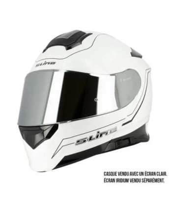 Casque Modulable Double écran Blanc/Noir | SLine550 Vous souhaitez 