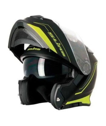 Casque Modulable Double écran Noir / jaune FLUO | SLine550 destockage