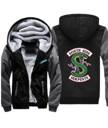 Veste biker polaire SouthSide Serpents est présent 