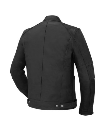 Blouson Cuir moto VINTAGE -Noir les ligaments