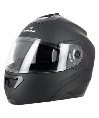 Casque moto modulable - Noir mat rembourrage situé sous