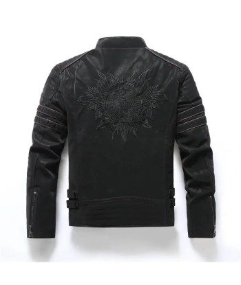 Blouson cuir homme - Sino Skulls SOLDES Amélioration de cerveau avec