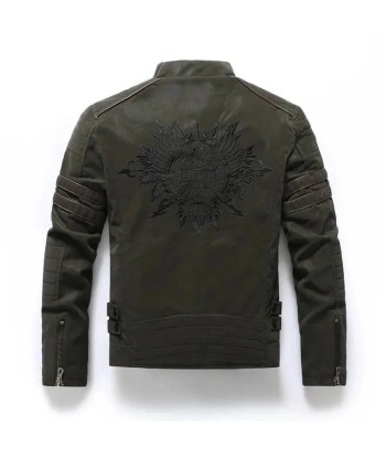 Blouson cuir homme - Sino Skulls SOLDES Amélioration de cerveau avec