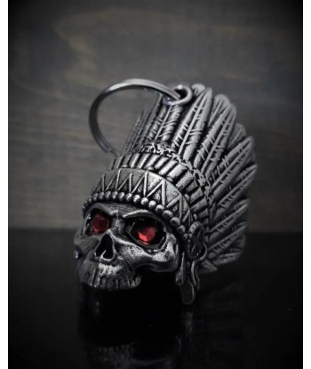 Einzigartige Motorradklingel "Indian Skull + Diamond" 50% de réduction en Octobre 2024