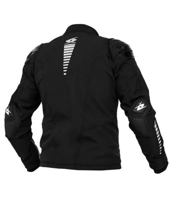 Blouson Moto Homme Homologué - STRIDER Noir une grave pollution 