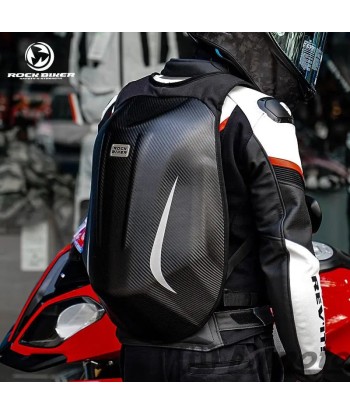 Sac à dos moto carbone- RocksBiker rembourrage situé sous