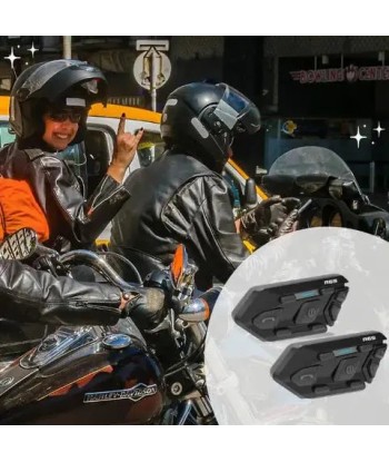 Intercom moto Bluetooth 5.0 - 6 pilotes s'inspire de l'anatomie humaine