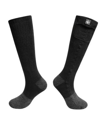 Chaussettes chauffantes moto - Noir en linge