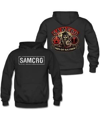 Pull motard "SAMCRO" - Men Of Mayhem ou a consommer sur place