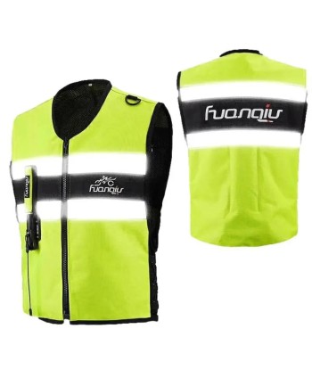 Gilet Airbag Moto | TS4 Jaune france