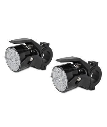 Moto Phares LED S2 - Inclut câble de connexion, Autorisation E, Tension 12V/24V pas cher 